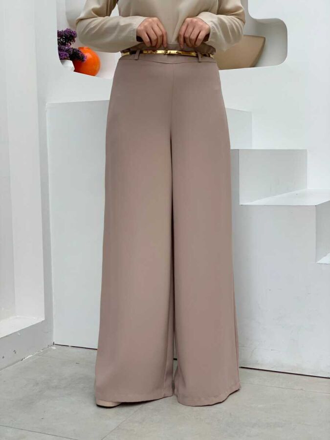 Large Size Zippered Belt Accessory Trousers Skirt 0125-1 Mink - 2