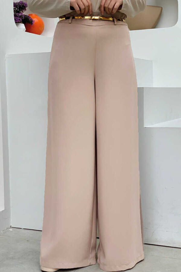 Zippered Belt Accessory Trousers Skirt 0125 Cream - 2