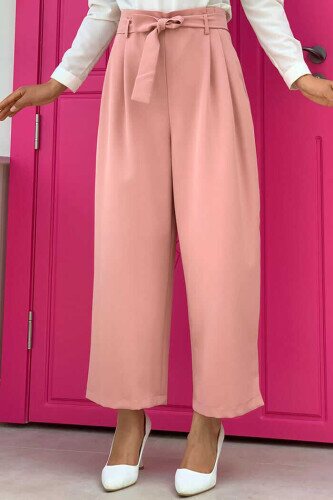 0174 Waist Tied Trousers Powder 