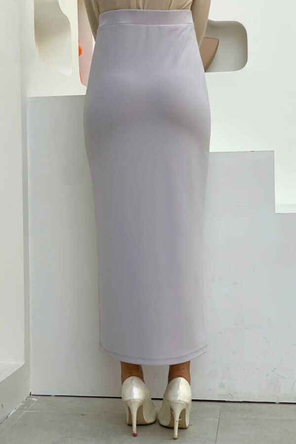 1074 Lycra Skirt Gray - 2