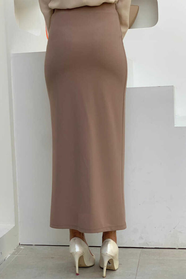 1074 Lycra Skirt Stone - 2