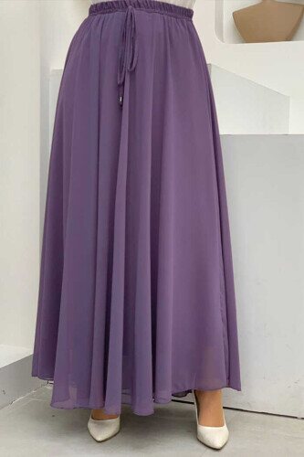 1141 Chiffon Skirt Lilac 