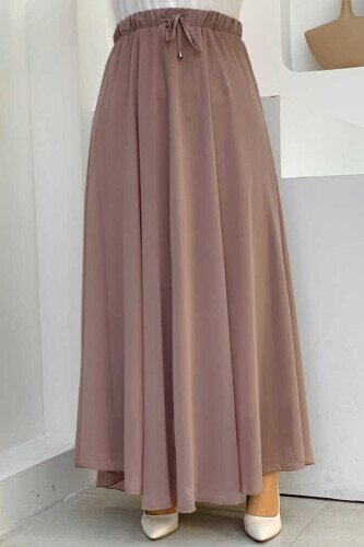 1141 Chiffon Skirt Mink 