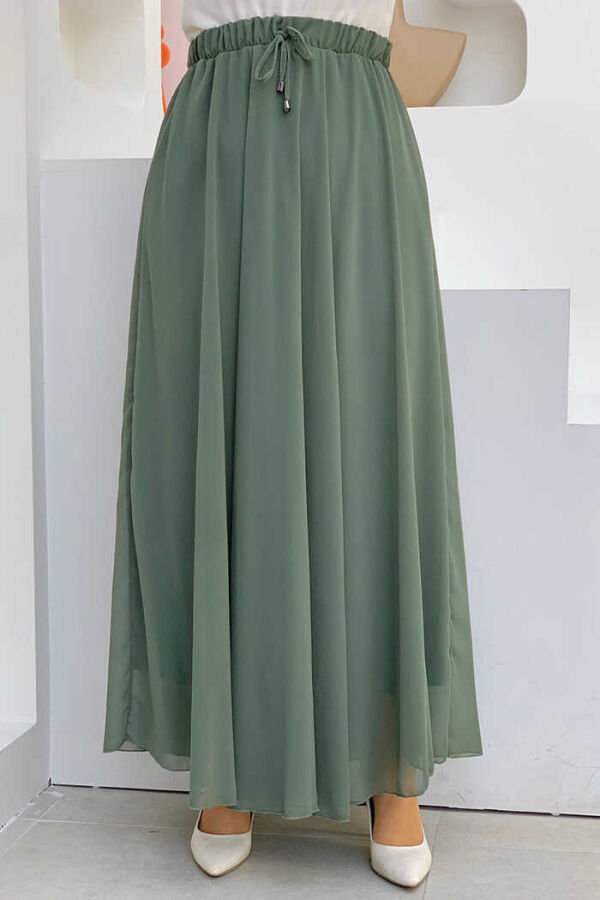 1141 Chiffon Skirt Mint - 1