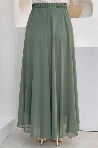 1141 Chiffon Skirt Mint - 2