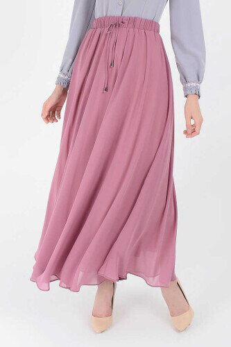 1141 Chiffon Skirt Powder 