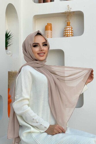 2019 Chiffon Shawl Stone - 1