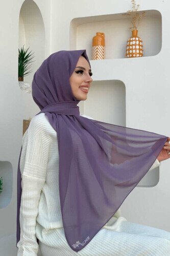 2019 Chiffon Shawl Lilac 