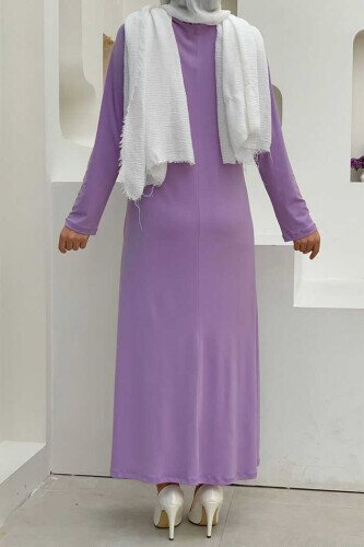 3202-1 Plus Size Sandy Dress Lilac - 2