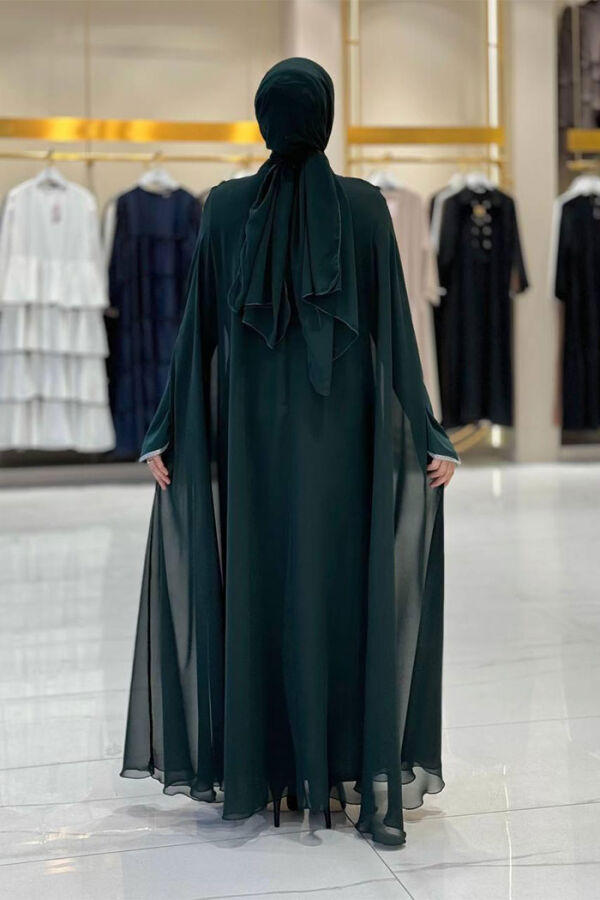 Elbise Abaya Takım 3921 Zümrüt - 2