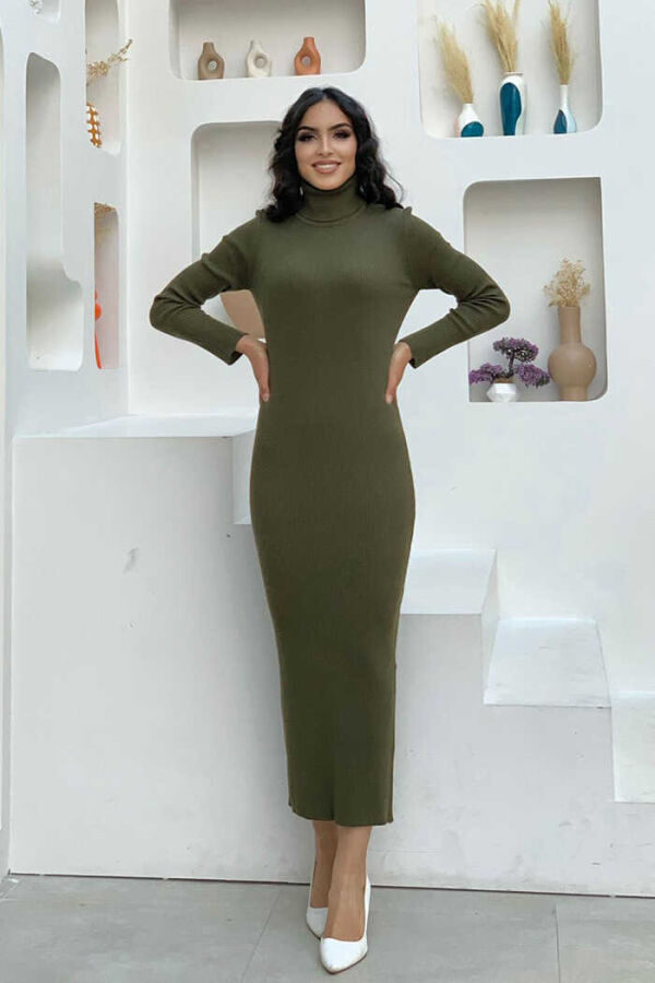 4100 Fisherman Cord Kleid Khaki - 1