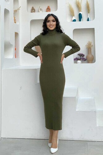 4100 Fisherman Corduroy Dress Khaki 