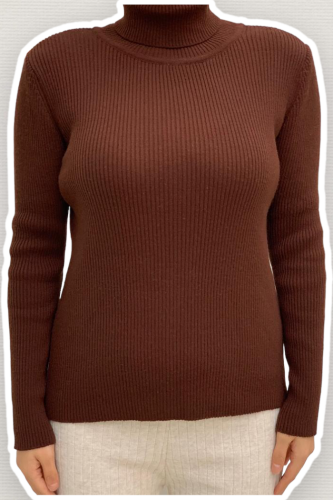 4138 Fischerpullover Braun 