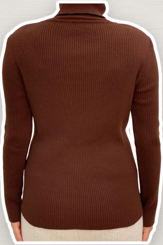 4138 Fischerpullover Braun - 2