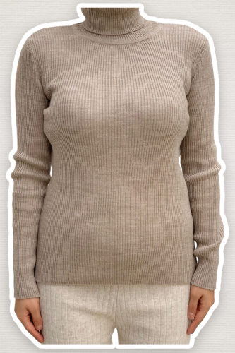 4138 Fisherman's Sweater Mink 