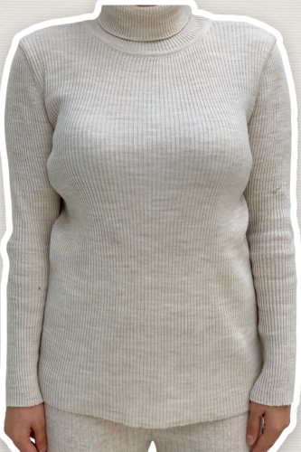 4138 Fischerpullover Stein - 1