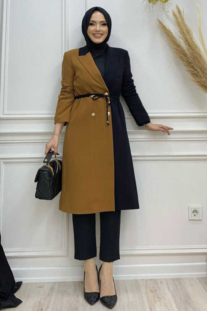 Half on sale length coat