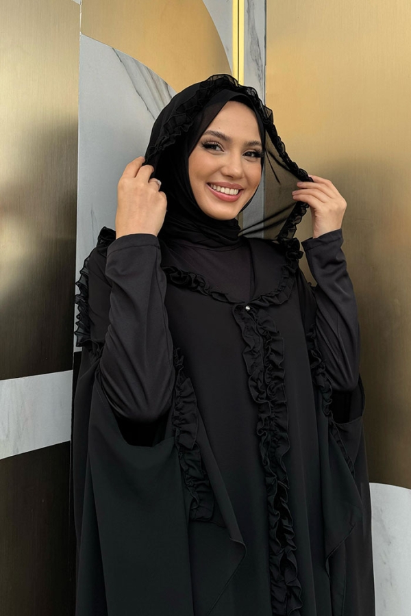 Abaya Ve Elbise Takım - 4